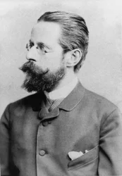 Portræt af komponisten Heinrich von Herzogenberg 1843-1900, ca. 1880