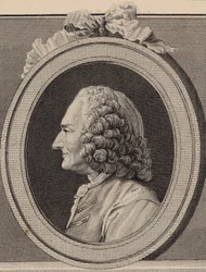 Portræt af komponisten Jean-Philippe Rameau 1683-1764.