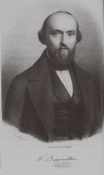 Portræt af komponisten Johann Friedrich Franz Burgmüller 1806-1874, ca. 1840