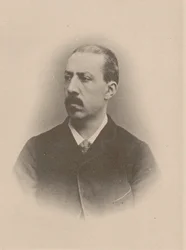 Portræt af organisten og komponisten Charles-Marie Widor 1844-1937, 1870-1875.