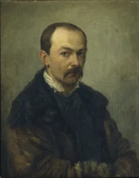 Portræt af maleren Pavel Andreyevich Fedotov 1815-1852, før 1852