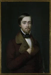 Portræt af digteren Joseph Méry 1798-1866, ca. 1830-1840.