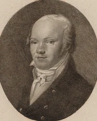 Portræt af violinisten og komponisten Andreas Romberg 1767-1821, ca. 1800.