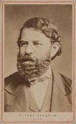 Portræt af violinisten og komponisten Joseph Joachim 1831-1907, 1870