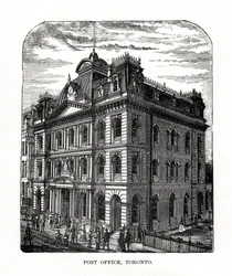 Postkontor, Toronto, Ontario, Canada, 1800-tallet