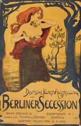 Plakat til Berlin Secession Exhibition, ca. 1900