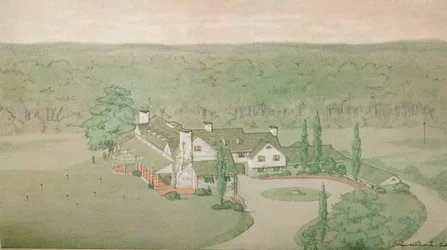 Foreløbig undersøgelse for Oakland Golf Club, Bayside, New York, 1925