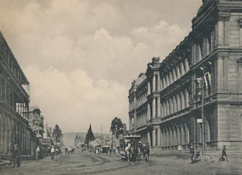 Pretoria - Market Street, der ser mod syd, c1912.