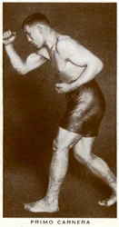 Primo Carnera, italiensk bokser, 1938