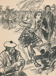 Prins Charlie i slaget ved Culloden, c1907