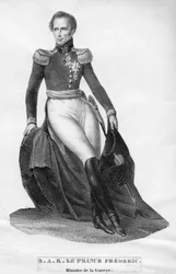 Prins Frederic, krigsminister, c1800-tallet