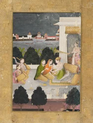 Prins med kvinder og musikere, 1700-tallet