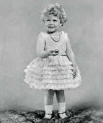 Prinsesse Elizabeth var to år gammel i 1928, 1937