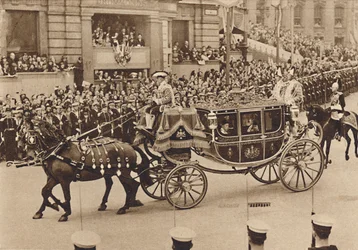 Prinsesse Elizabeth og hendes fætter Lord Lascelles med Princess Royal, 1937