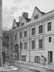 Hovedindgang til Leathersellers Hall, City of London, 1801 1911