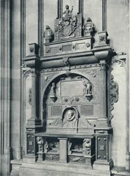 Provost Murrays Tomb 1624 ved East End of Chapel, 1926