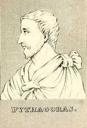 Pythagoras, c 570-c 495 f.Kr., 1830.