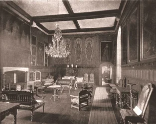 Dronning Elizabeths værelse i Penshurst Place, Kent, 1894.
