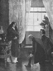Dronning Victoria vågnede for at høre nyheden om sin tiltrædelse, 20. juni 1837, 1901.
