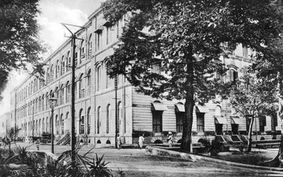 Queens Barrack, Fort William, Calcutta, Indien, begyndelsen af det 20. århundrede