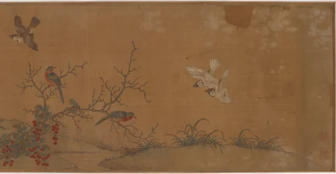 Kaniner, fugle og blomster, 1600-tallet.