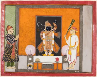 Raja Ram Singh krigsskibe Krishna A Bridge Nathji The Breedgroom, ca. 120.