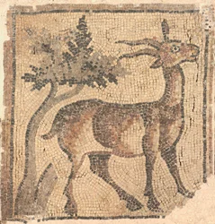 Ram nær et træ, 400-tal.