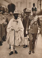 Ras Tafari, Prins Regent af Etiopien Kejser Haile Selassie med hertugen af York, 1924