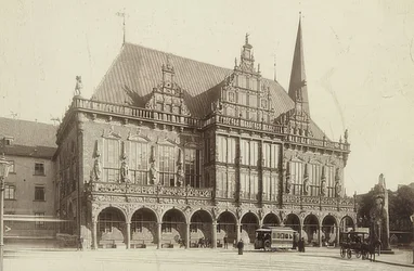 Rådhus i Bremen. Omkring 1900