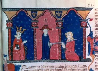 Raymond VII modtager syndsforladelse, c1296