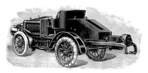 Renards trækker, viser anhængertræk, fransk, 1904