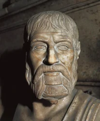 "Repræsentation af Pausanias (5. århundrede f.Kr.), spartansk general og politiker" Bust.
