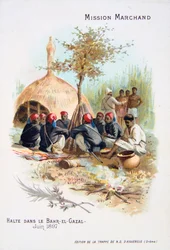 Hvil i Bahr-el-Ghazal, juni 1897