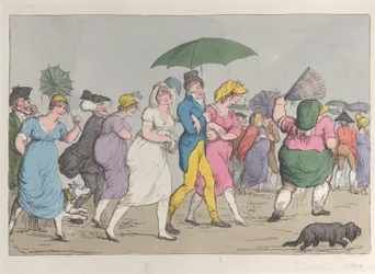 Vender tilbage fra anmeldelse Loyal Ducking, juni 1800, juni 1800.