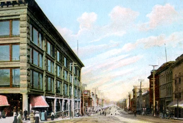 Rideau Street, Ottawa, Canada, omkring 1900-tallet