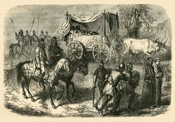 Roi Faineant Royal Sluggard of the Merovingian Race, 7. århundrede, 1890.