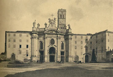 Roma - Basilikaen for det hellige kors i Jerusalem, 1910