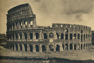 Roma - Flavisk Amfiteater kendt som Colosseum, 1910.