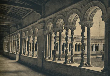 Roma - St. Paul uden murene - Klosteret i Benediktinermunkenes kloster. Arbejdet af