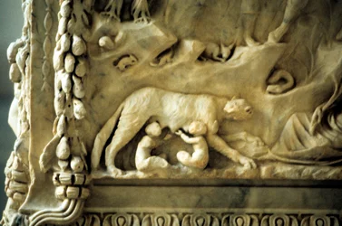 Romulus og Remus dier fra ulven