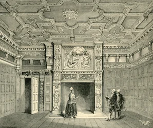 Værelse i Sir Paul Pindars hus, c1872.