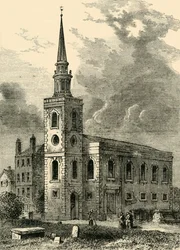 Rotherhithe kirke, 1750, c1878.