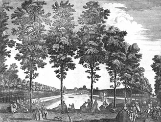 Kongeslottet i Fontainebleau, Frankrig, 1750