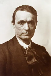 Rudolf Steiner, østrigsk filosof, socialtænker og esoteriker, 1916