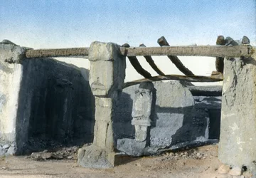 Ruineret hus, El Kantara, Tunesien