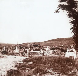Ruiner, Chauny, Nordfrankrig, c1914-c1918