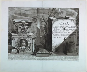 Ruinerne af mausoleet af Octavian Augustus, Le Antichita Romane II