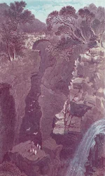 Rumlende bro. Dunkeld, 1800-tallet
