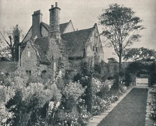 Runton Old Hall, Norfolk, Udsigt fra nordvest, c1909