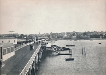 Ryde - Udsigt fra molen, 1895